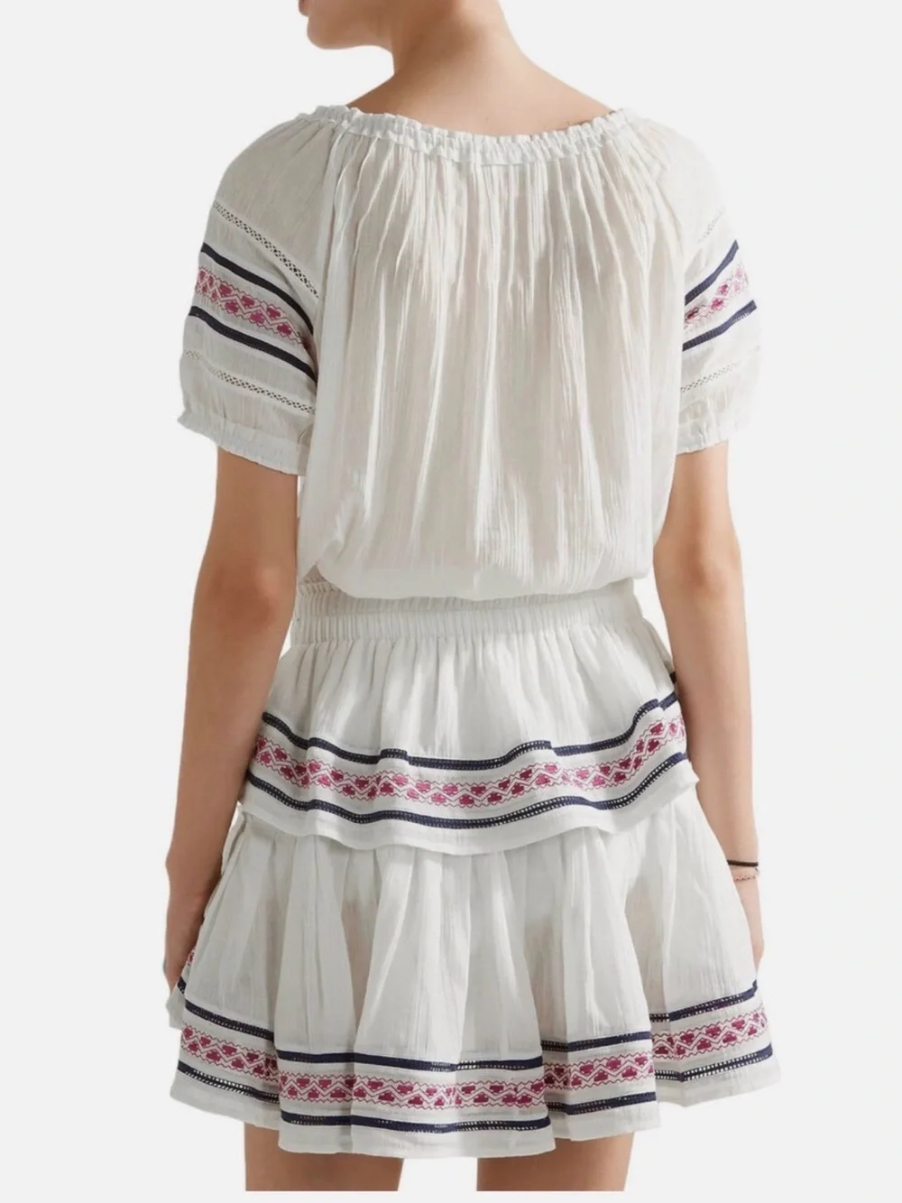 LoveShackFancy embroidered tiered